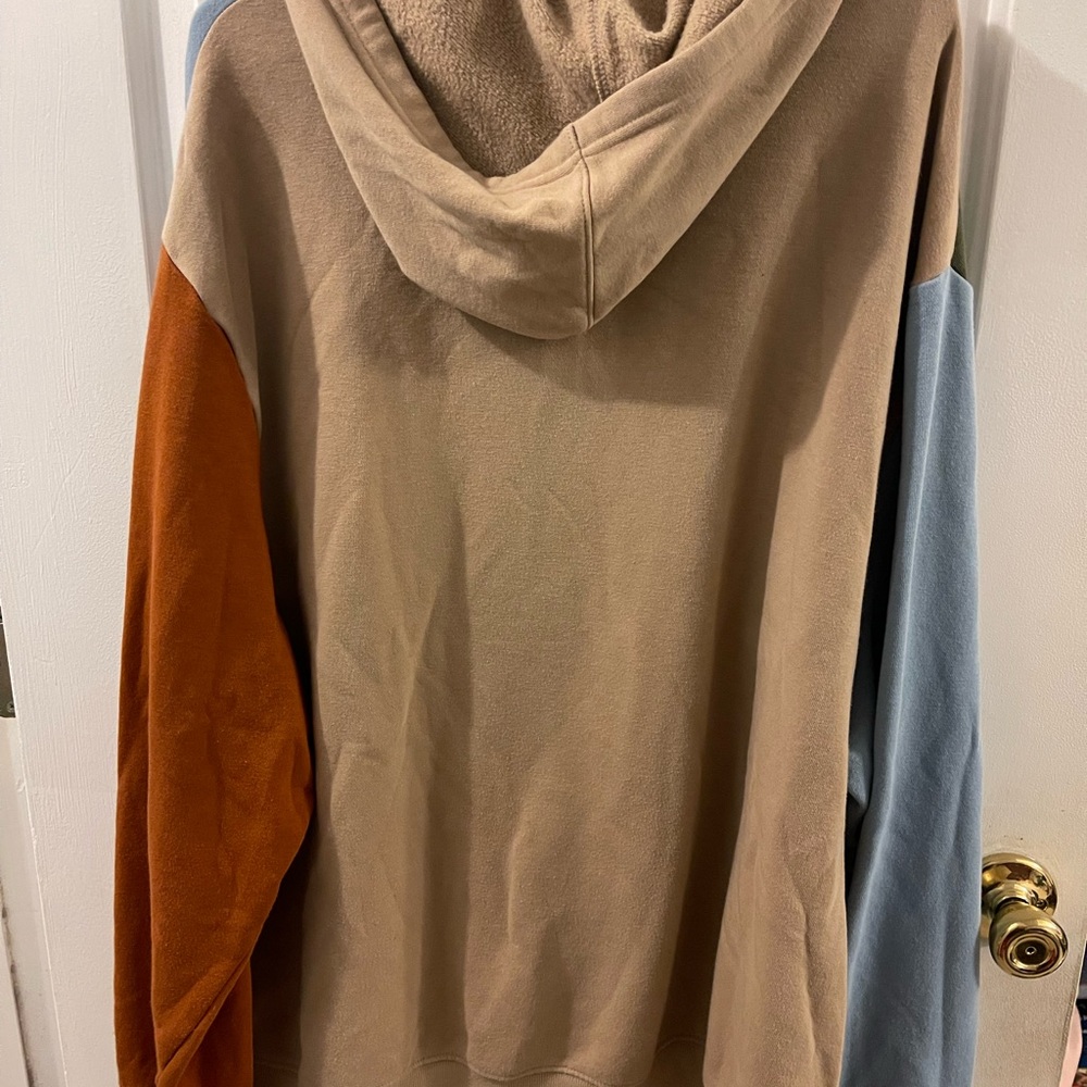 Sun + Stone Multicolor Patchwork Hoodie - image 3